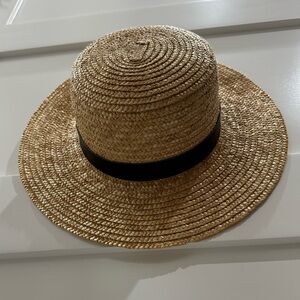 Lack of Color straw boater hat. Size 57 cm M. GUC.